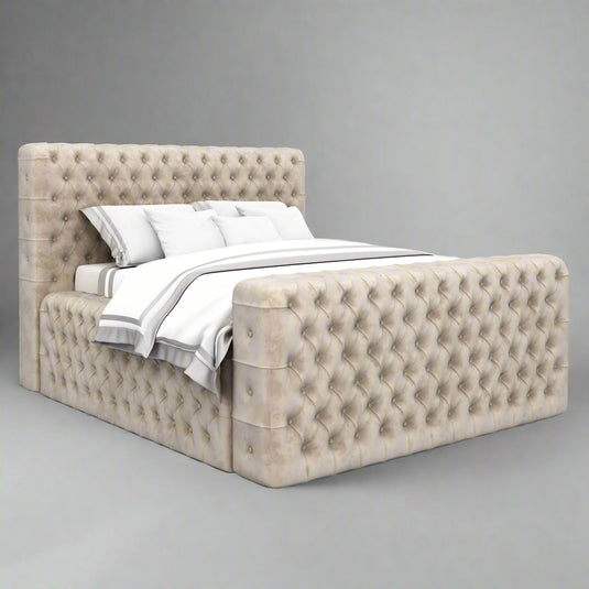Grand Luxury Bed Frame | Ottoman Storage Option