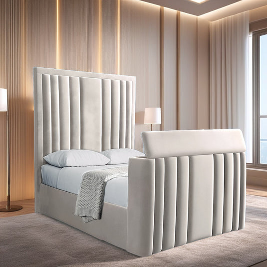 Ester Entertainment TV BED | Ottoman Storage Options