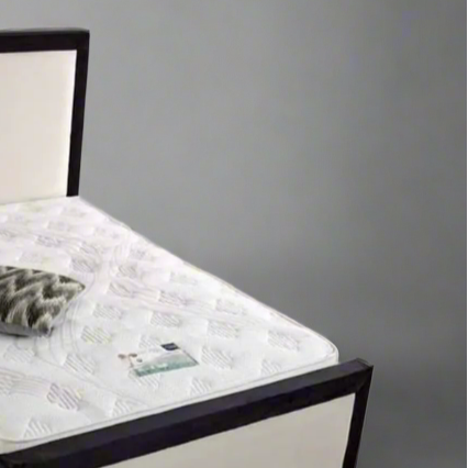 Sleek Designer "Teddy Boucle" Bed Black Border