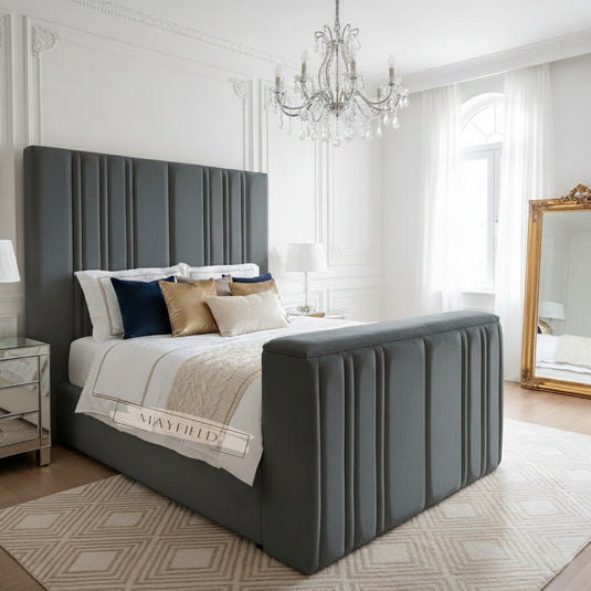 Amada Entertainment TV BED With Mattress and Storage Options