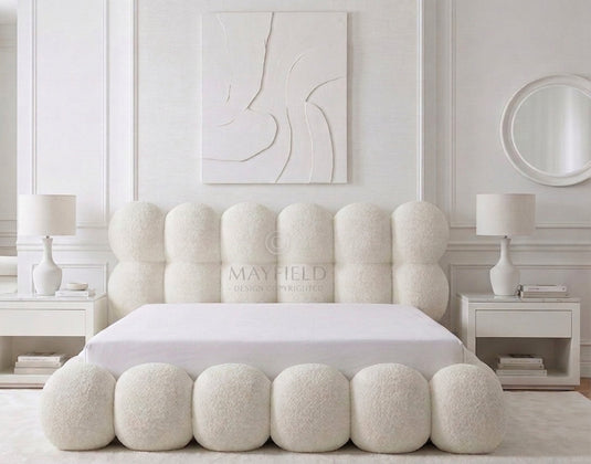 Handmade Bubble Teddy Cloud Bed | Custom UK Upholstery