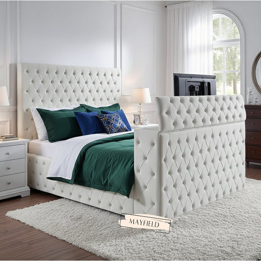 Chest bespoke entertainment TV Bed Frame