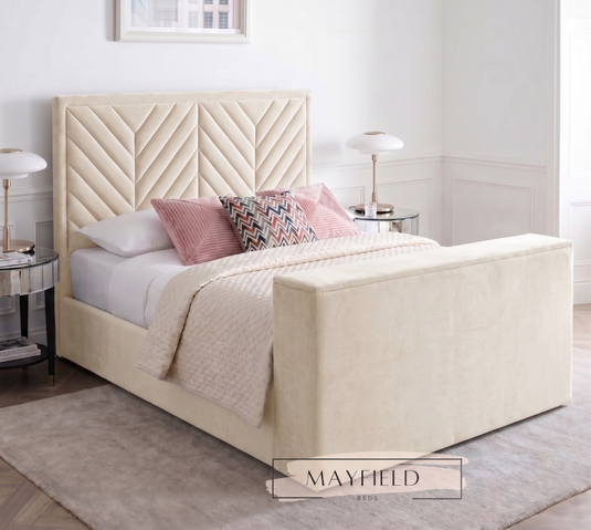 2026 flixflair TV BED frame With Ottoman Storage Options