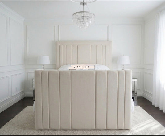 Ester Entertainment TV BED | Ottoman Storage Options