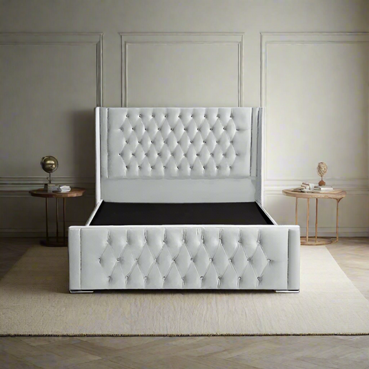 Raoul Upholstered Bed Frame Multi Colour With Storage & Mattress Option