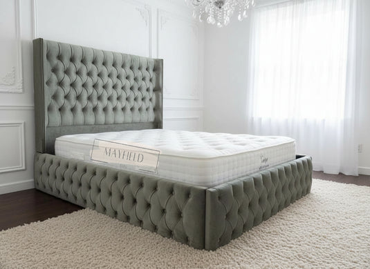 Frankfurt bed Frame With Storage and Mattress Options.