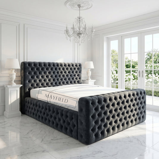 Grand Luxury Bed Frame | Ottoman Storage Option