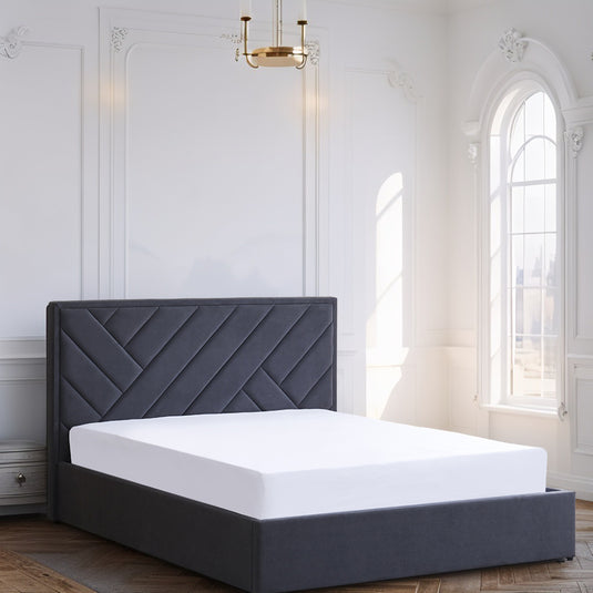 Kitac Luxury 2026 Bed Frame With mattress and storage options