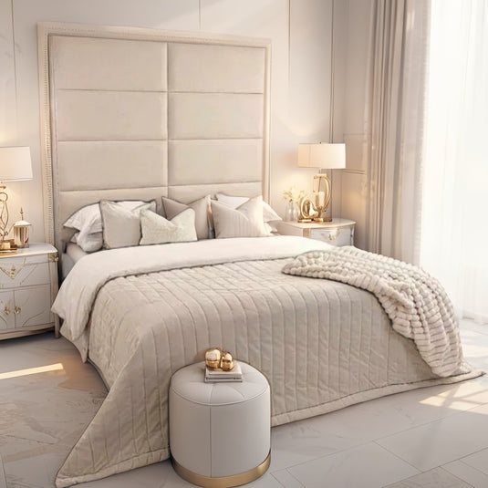 Boxen Tall Headboard Bed Frame