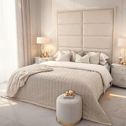 Boxen Tall Headboard Bed Frame