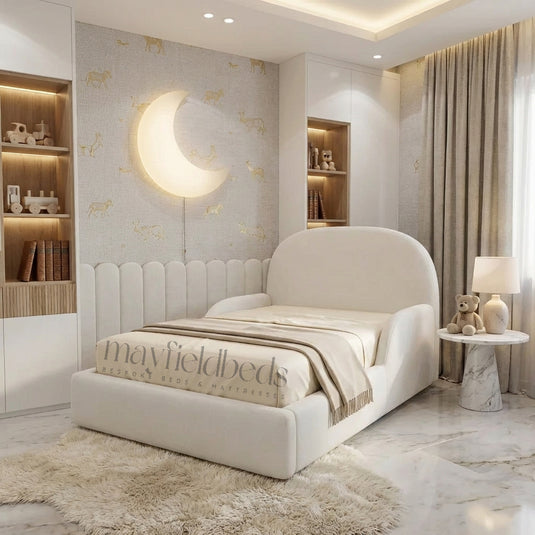 Kids Modern Teddy fur Bed Frame