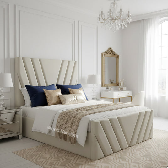 Para Sleigh Bed Frame With Storage & Mattress Options