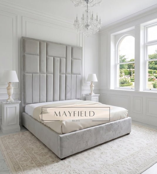 Panel Bed Frame with Endlift Storage & Mattress Options