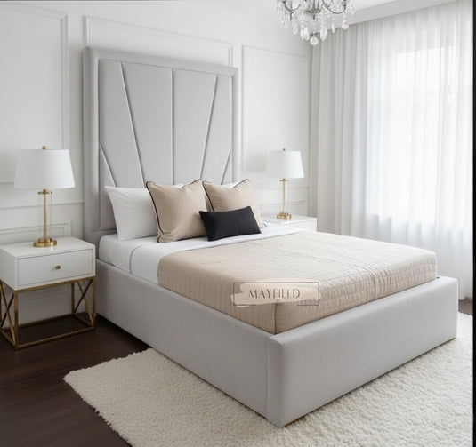 Sera Tall Headboard Luxury Bed Frame