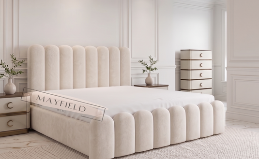 Handmade Teddy Cloud Bed | Custom UK Upholstery With Mattress, Ottoman Options
