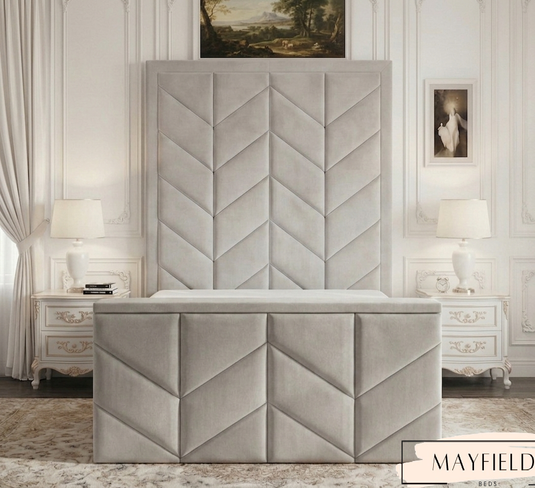 Francesca TV Bed | Luxury Hand Crafted TV Bed With Mattress and Ottoman Option
