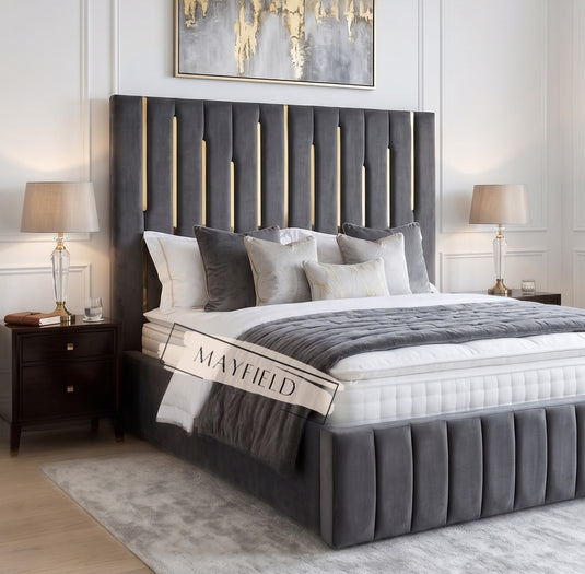Orla Luxury Bed Frame With Ottoman Storage and Mattress Options