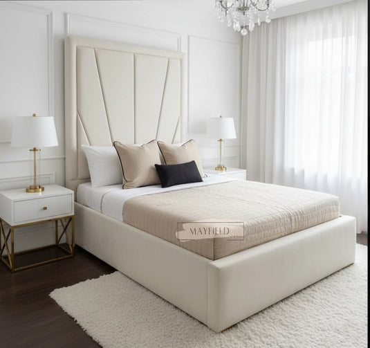 Sera Tall Headboard Luxury Bed Frame