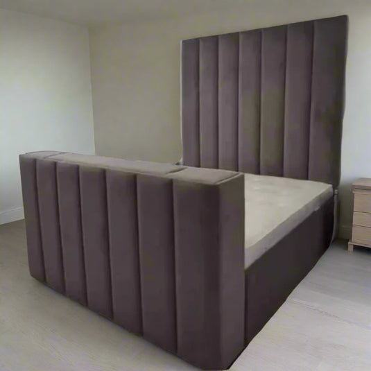 Mega designer entertainment TV BED