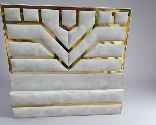 Premium Designer Gold Trim Bed Frame