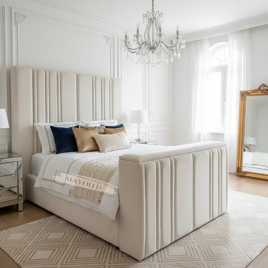 Amada Entertainment TV BED With Mattress and Storage Options