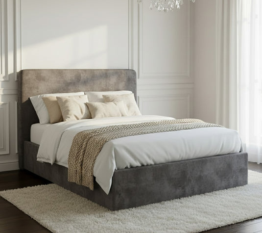 Ascot Ottoman Storage Bed Options | Premium Teddy Boucle Fabric Choice