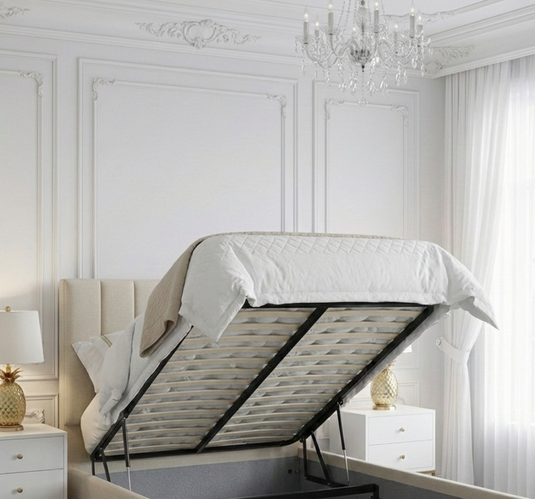 Bella Bed Frame With Storage and mattress Option.