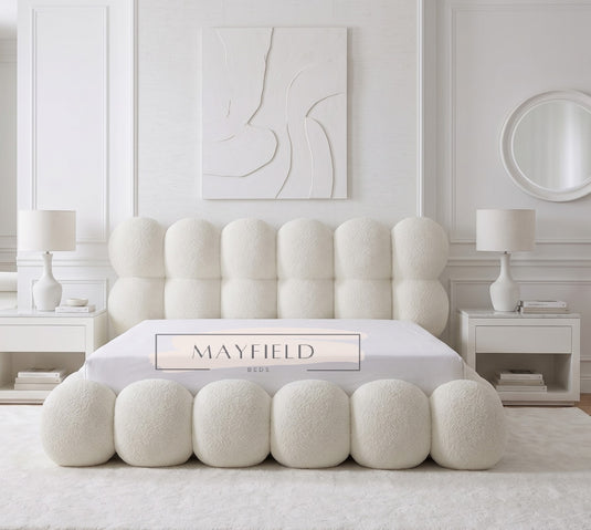 Handmade Bubble Teddy Cloud Bed | Custom UK Upholstery
