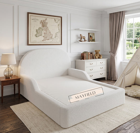 Cloud Upholstered Kids Teddy Bed | Luxurious Kids Bedroom Choice