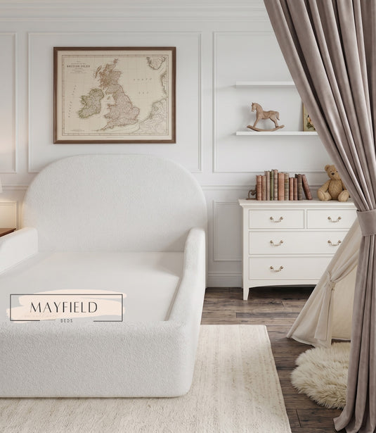 Cloud Upholstered Kids Teddy Bed | Luxurious Kids Bedroom Choice