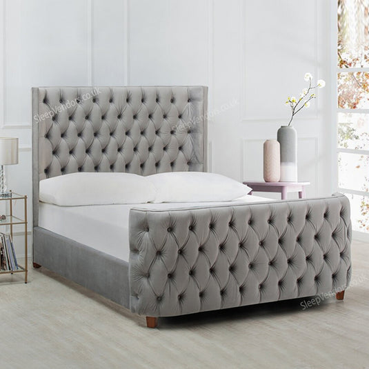 Petine Curve Wing Bed Frame