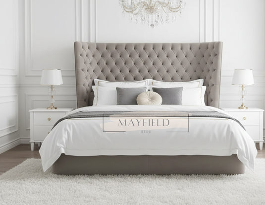 Dracu Designer Luxury Bed Frame With mattress and Storage Bed