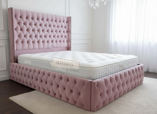 Frankfurt bed Frame With Storage and Mattress Options.