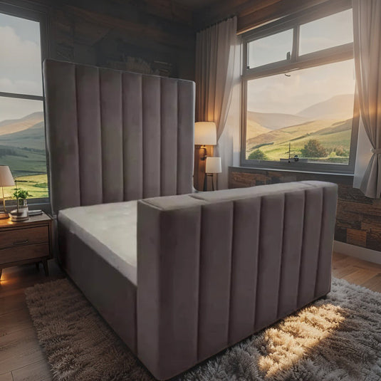 Mega designer entertainment TV BED