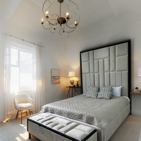 Saminia Luxurious Panel With Storage Box, Endlift Storage & Mattress Options