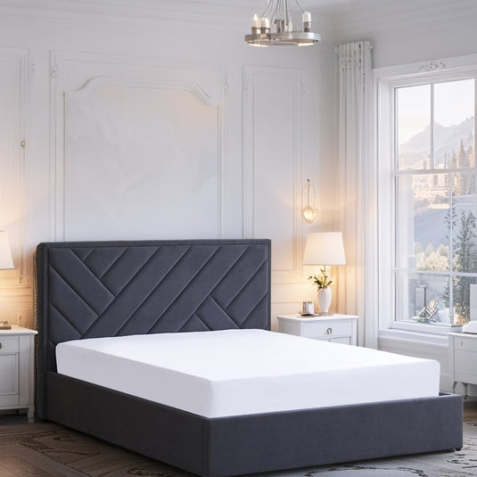 Kitac Luxury 2026 Bed Frame With mattress and storage options