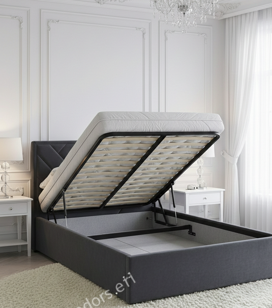 Kitac Luxury 2026 Bed Frame With mattress and storage options