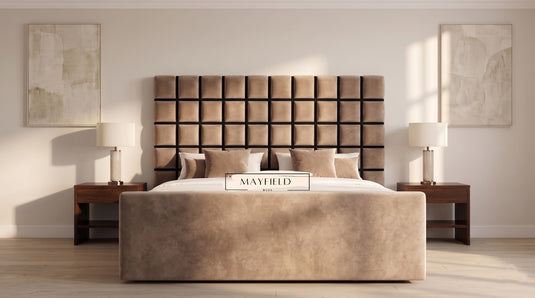 Cube Lux Bed with Ottoman Storage and Mattress Options