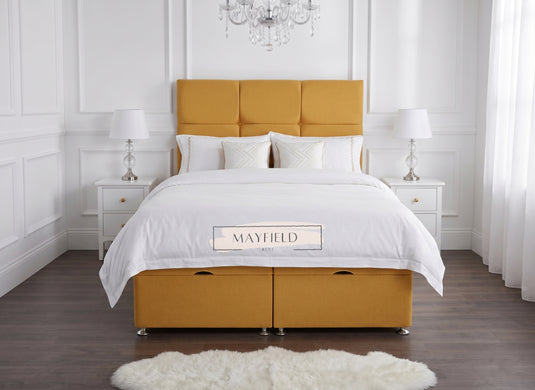 Mia Divan Bed with End lift Divan Storage & Drawers Options
