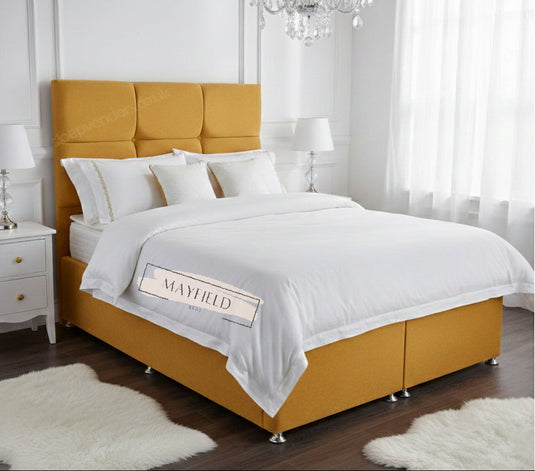 Mia Divan Bed with End lift Divan Storage & Drawers Options