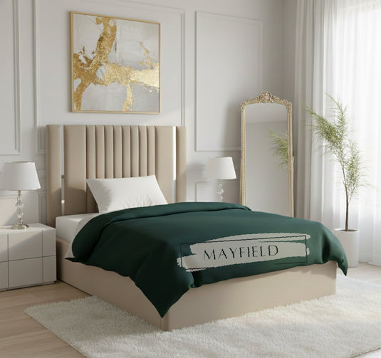 Sleek Luxury Channel Bed Set With Mattress and storage Options