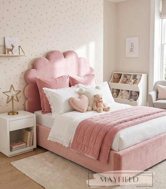 Handmade Tulip Kids Bed | Custom Safety Rails | UK Crafted