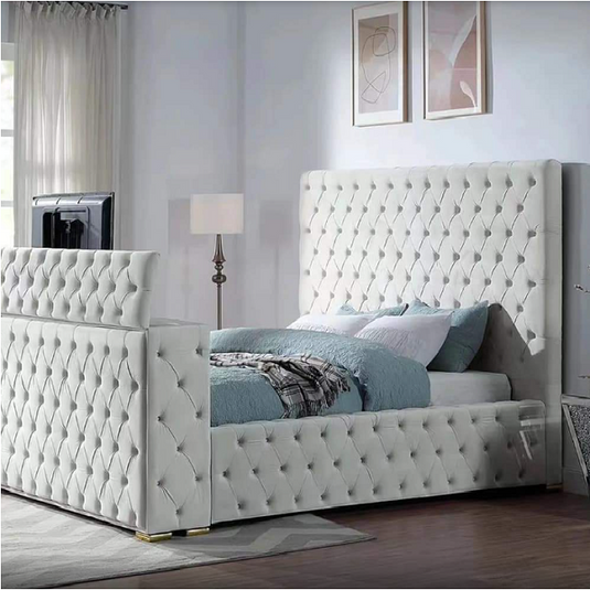 Chest bespoke entertainment TV Bed Frame