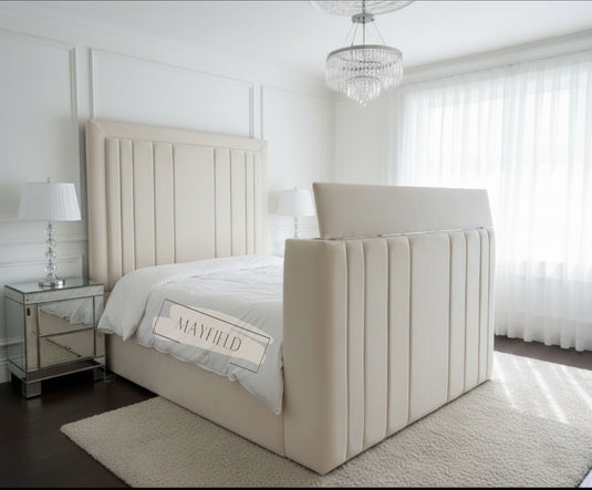 Ester Entertainment TV BED | Ottoman Storage Options