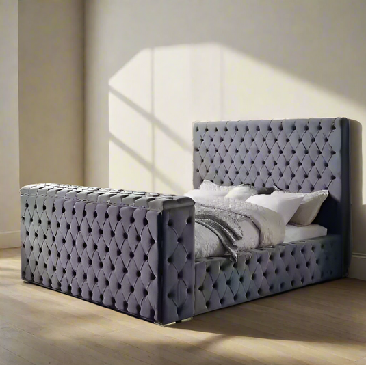 Chest bespoke entertainment TV Bed Frame